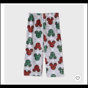 NWT Mickey Christmas Pajama Pants 18 Months
